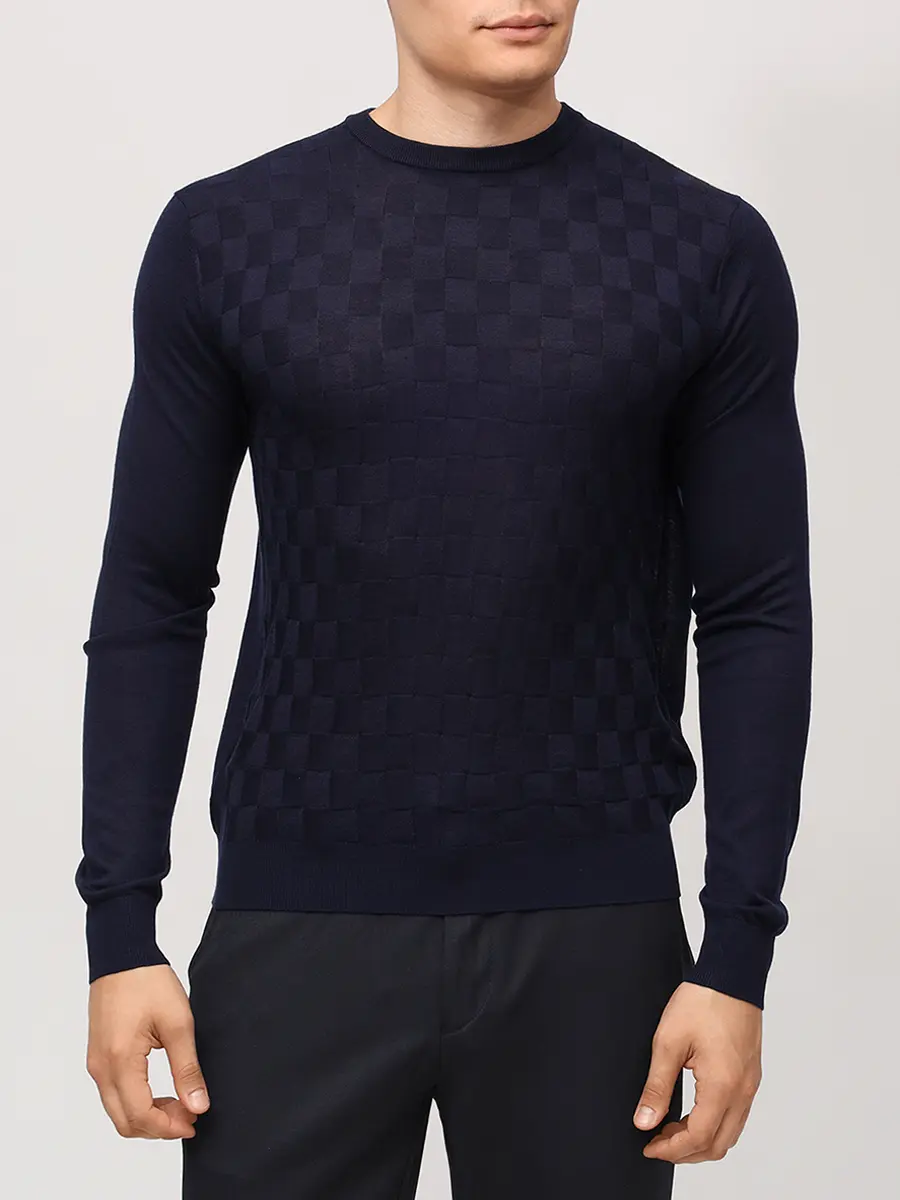 Джемпер из шерсти и тенселя