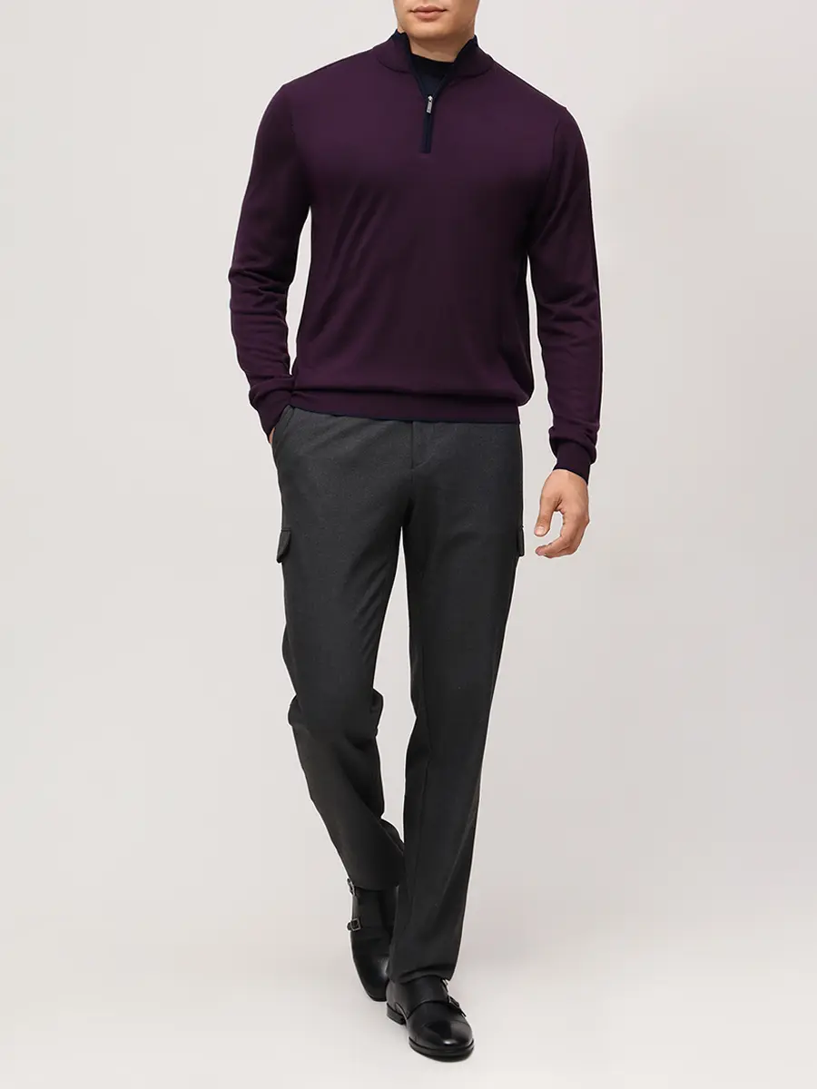 Джемпер из шерсти и тенселя