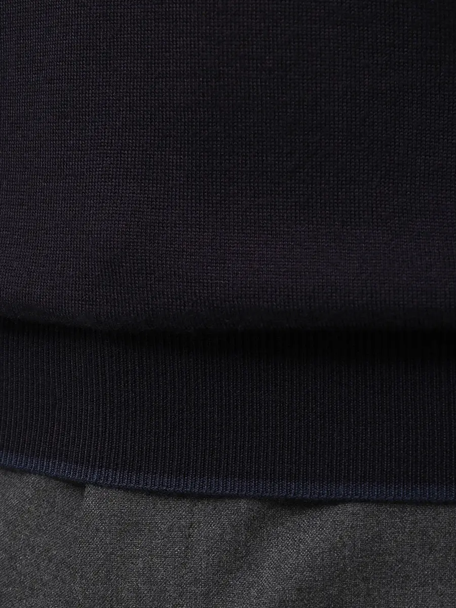 Поло из тенселя и шерсти