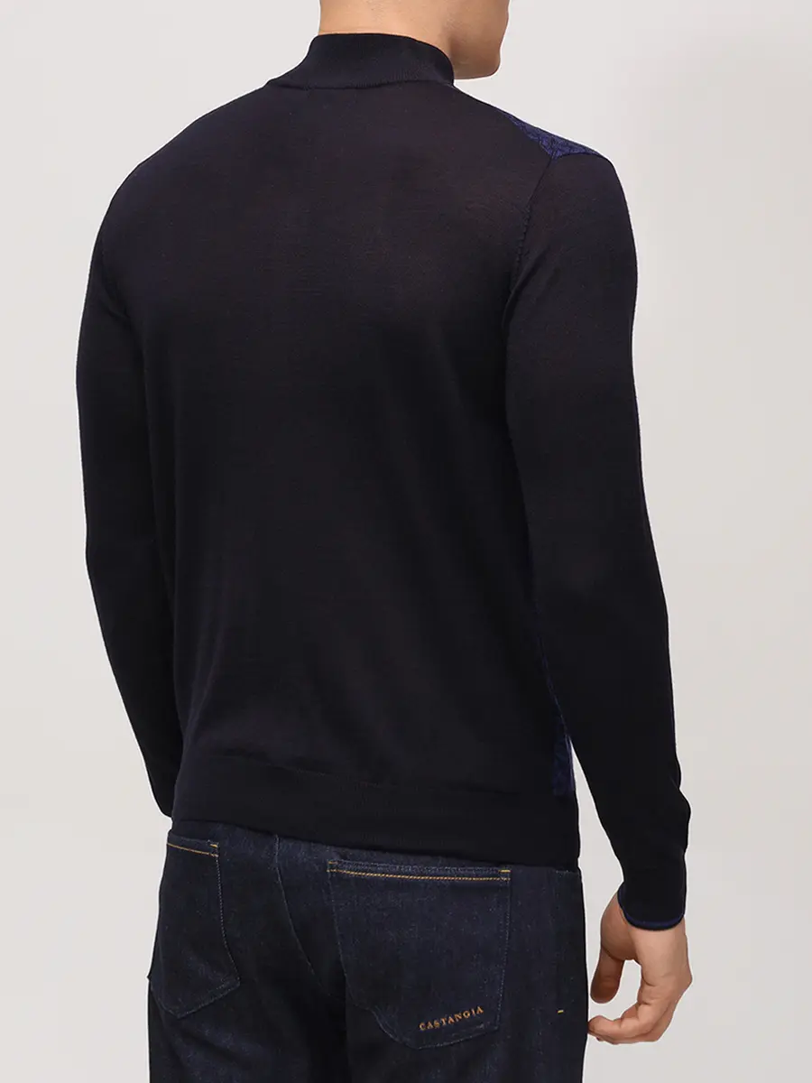 Кардиган из шерсти и тенселя