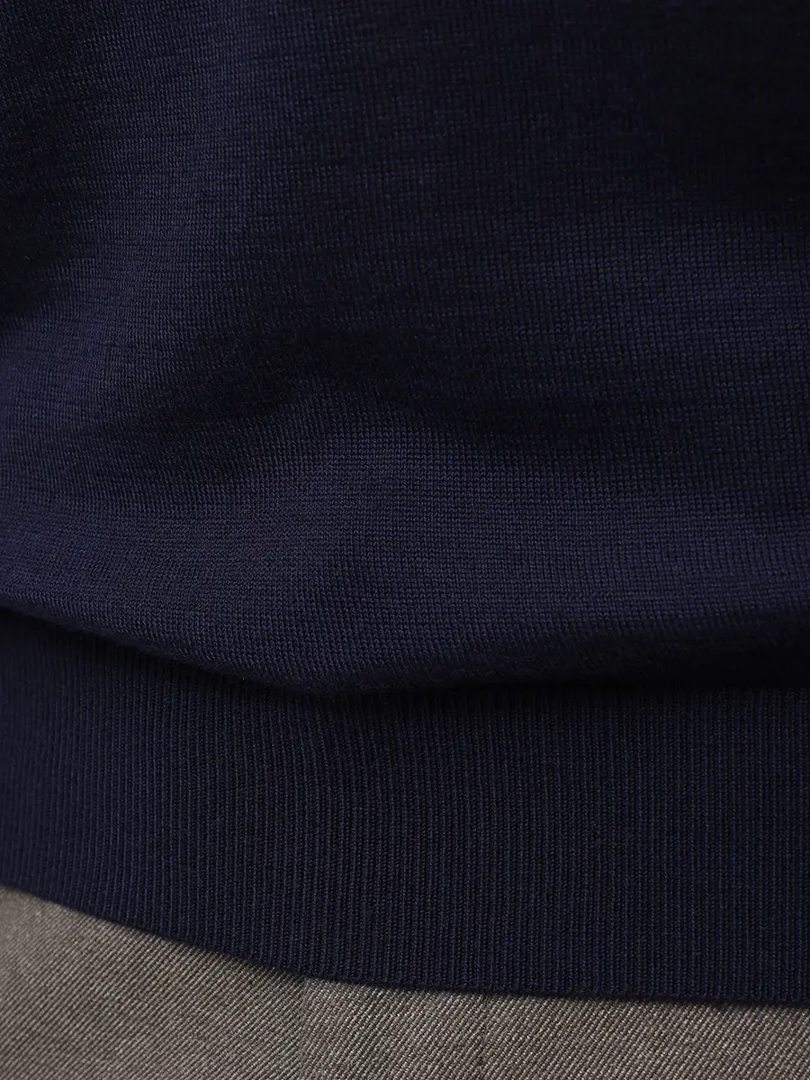 Поло из тенселя и шерсти