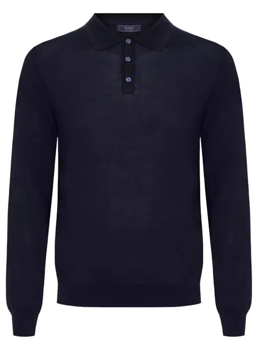 Поло из тенселя и шерсти CUDGI