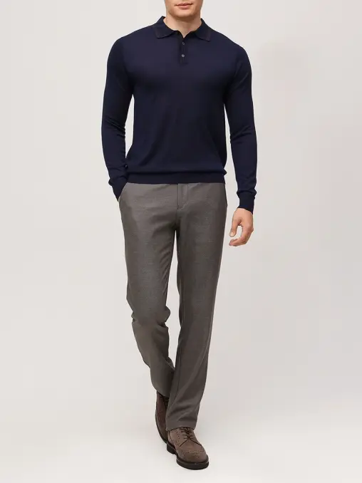 Поло из тенселя и шерсти CUDGI