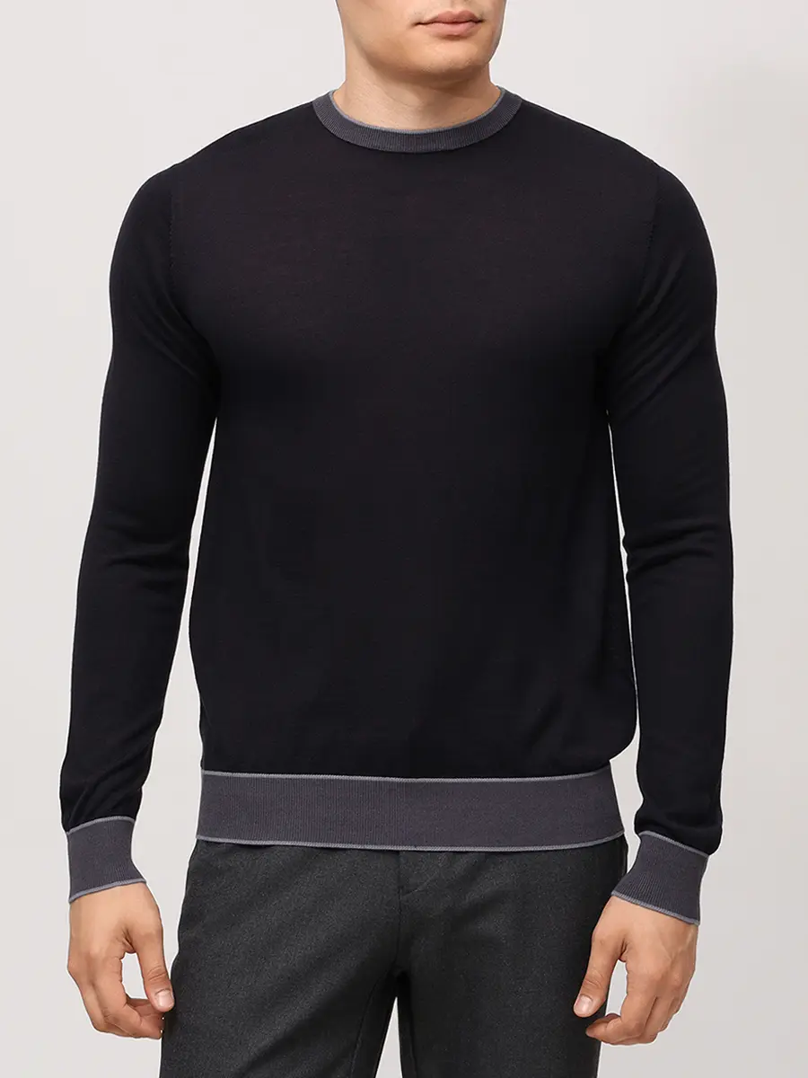 Джемпер из шерсти и тенселя