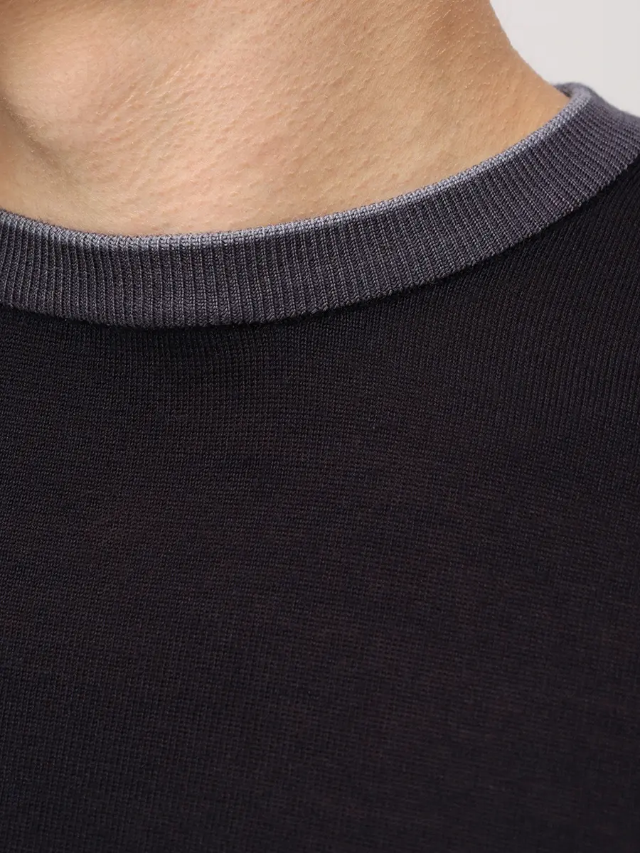 Джемпер из шерсти и тенселя