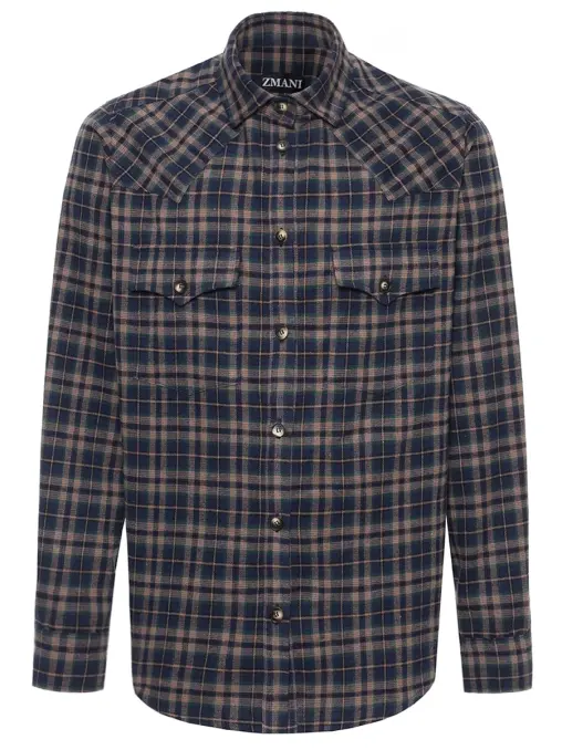 Рубашка Relax Fit хлопковая Defender ZMANI