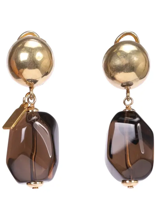 Серьги с раухтопазом VIEN