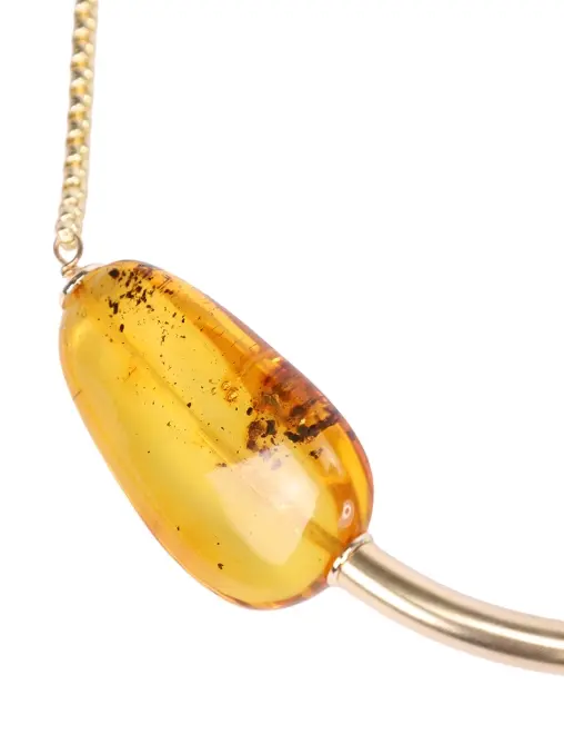 Колье с янтарем VIEN