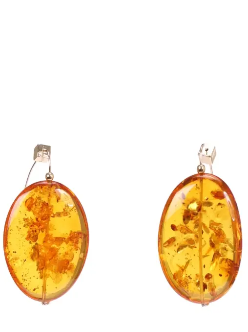 Серьги с янтарем VIEN