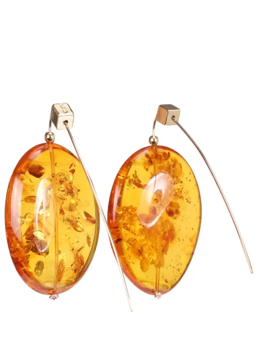 Серьги с янтарем VIEN