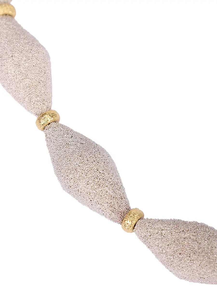 Колье из серебра