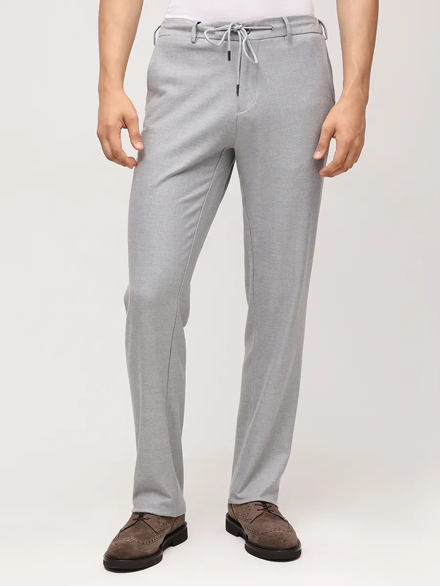 Брюки из вискозы и шерсти