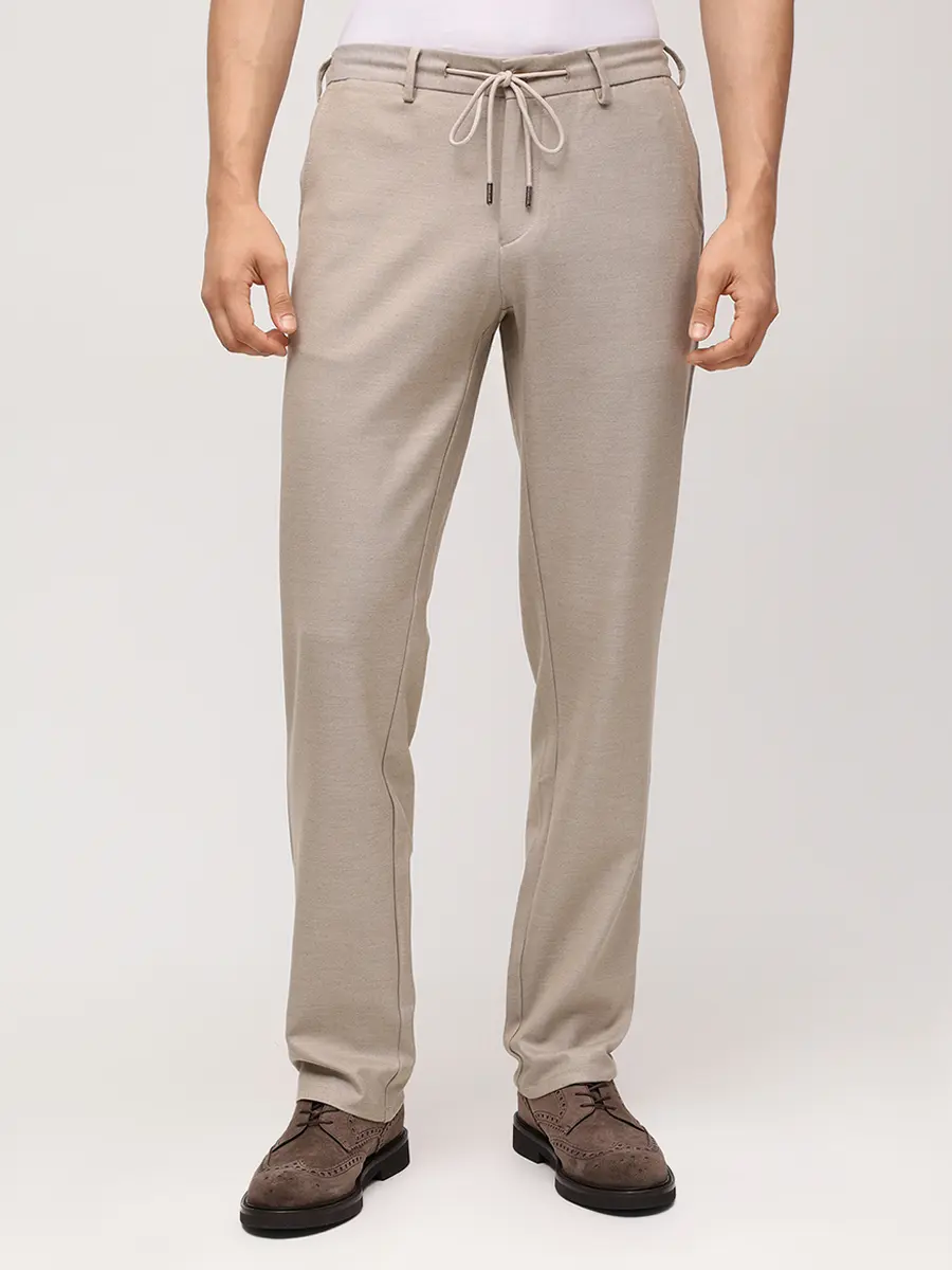 Брюки из шерсти и вискозы