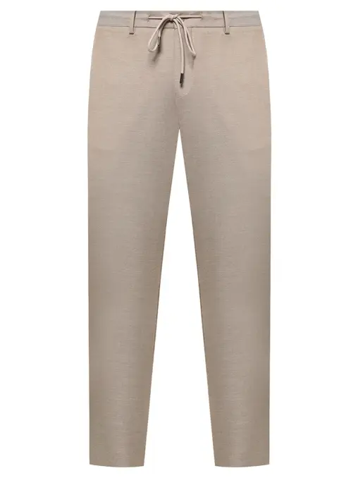 Брюки из шерсти и вискозы CUDGI