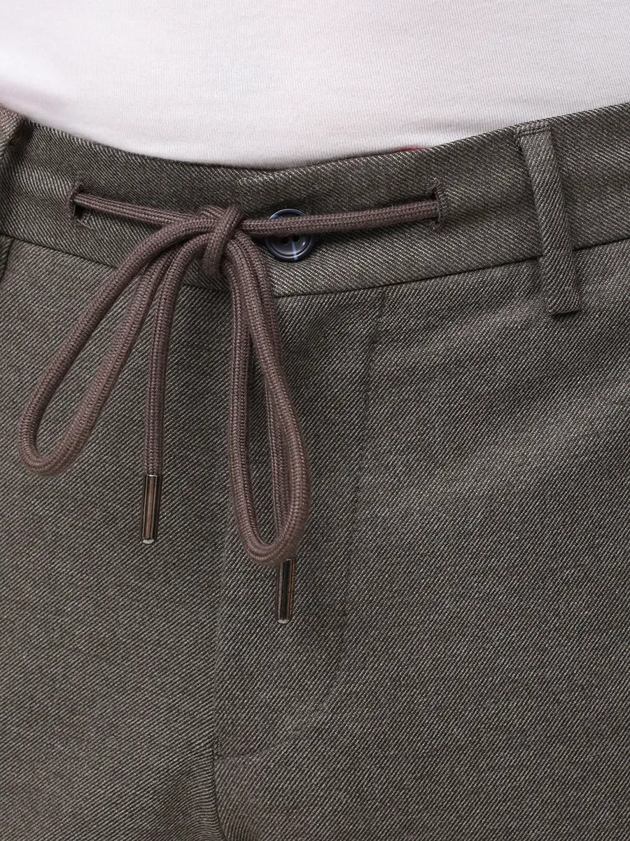 Брюки из вискозы и шерсти