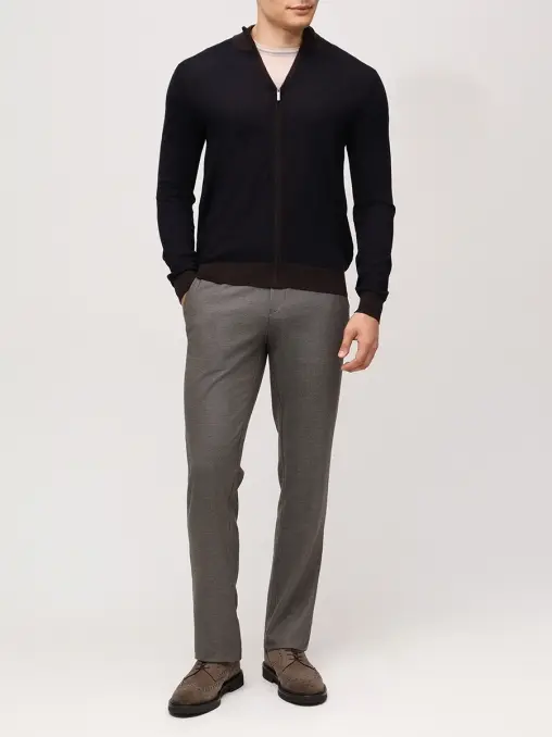 Брюки из вискозы и шерсти CUDGI