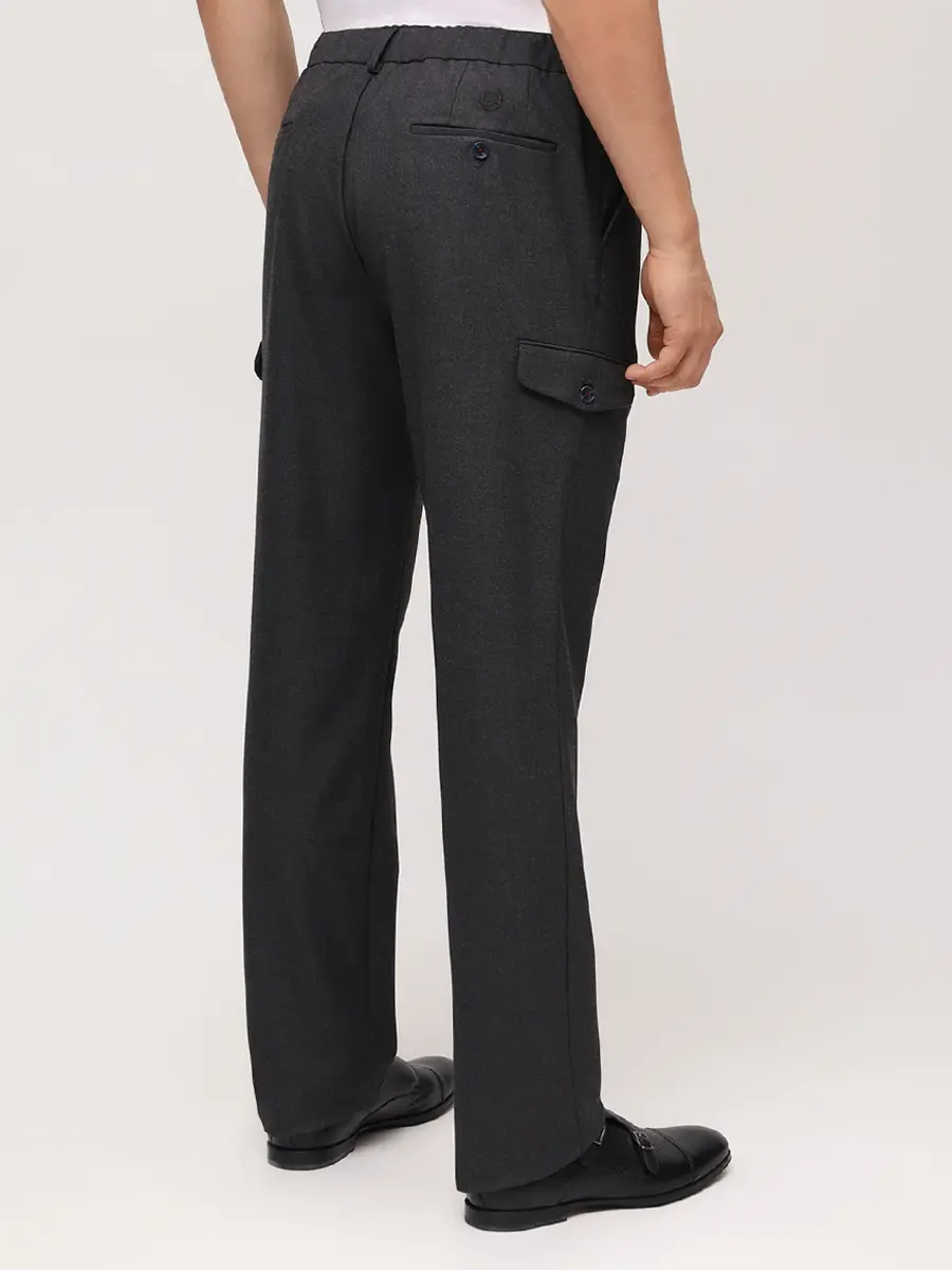 Брюки из шерсти и вискозы