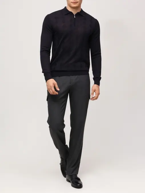 Брюки из шерсти и вискозы CUDGI