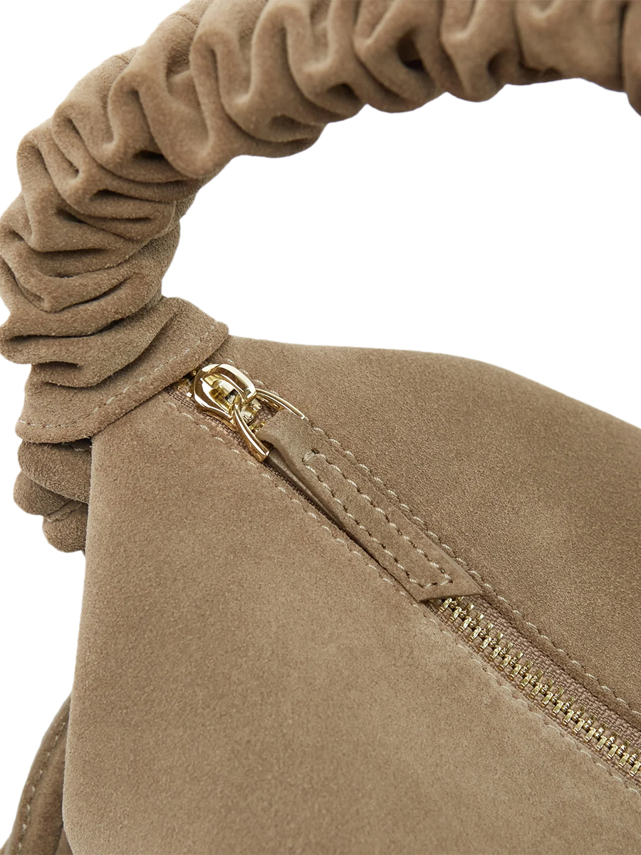 Сумка замшевая Banana Mini Cocoa