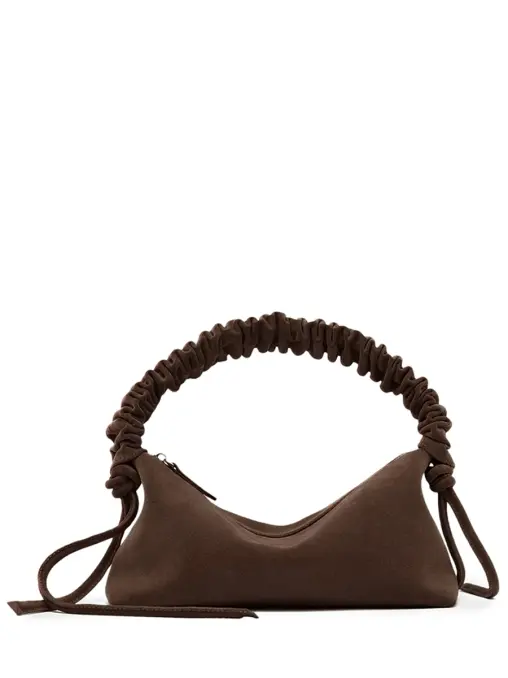 Сумка замшевая Banana Mini Chocolate MISA BAGS