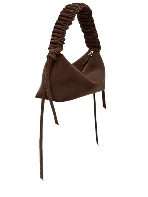 Сумка замшевая Banana Mini Chocolate MISA BAGS