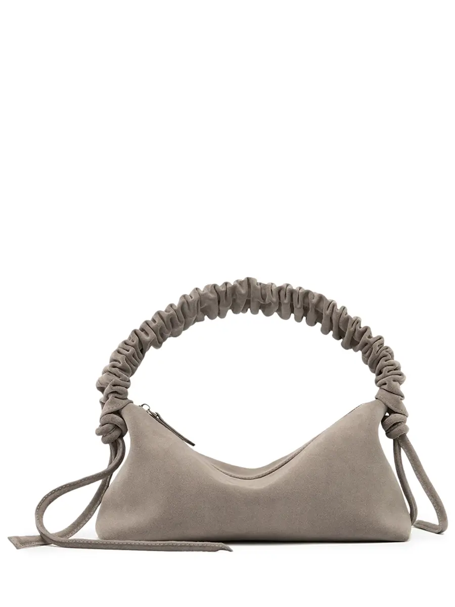 Сумка замшевая Banana Mini Grey