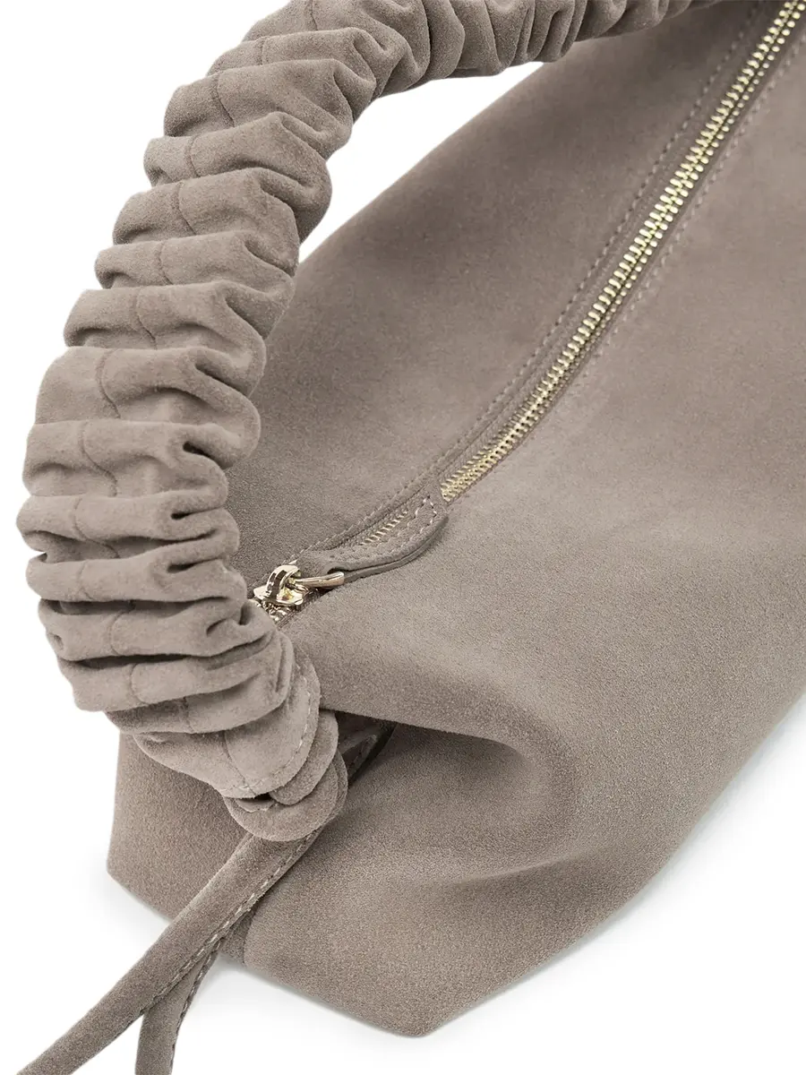 Сумка замшевая Banana Mini Grey