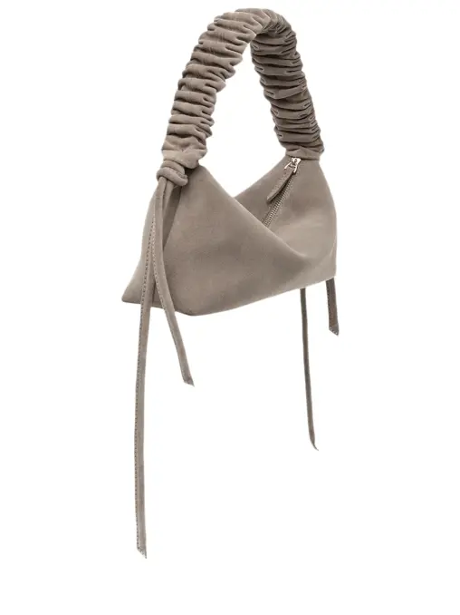 Сумка замшевая Banana Mini Grey MISA BAGS