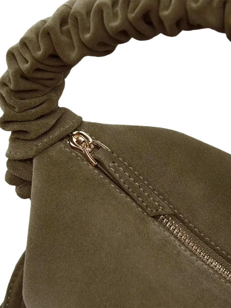 Сумка замшевая Banana Mini Oliva