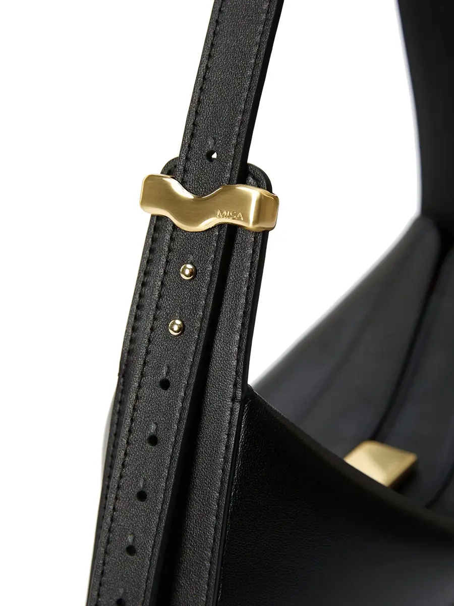 Сумка кожаная Banana Black