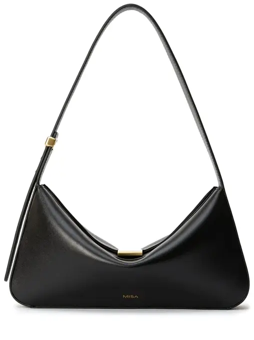 Сумка кожаная Banana Black MISA BAGS