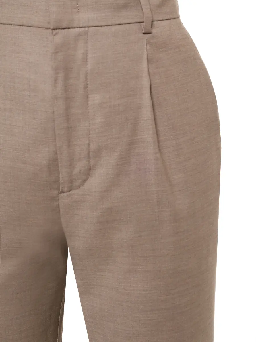 Брюки из шерсти и вискозы