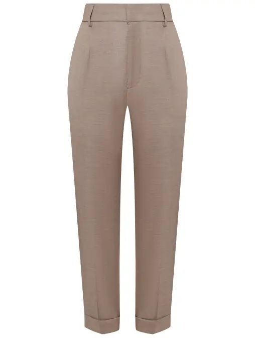 Брюки из шерсти и вискозы PANICALE