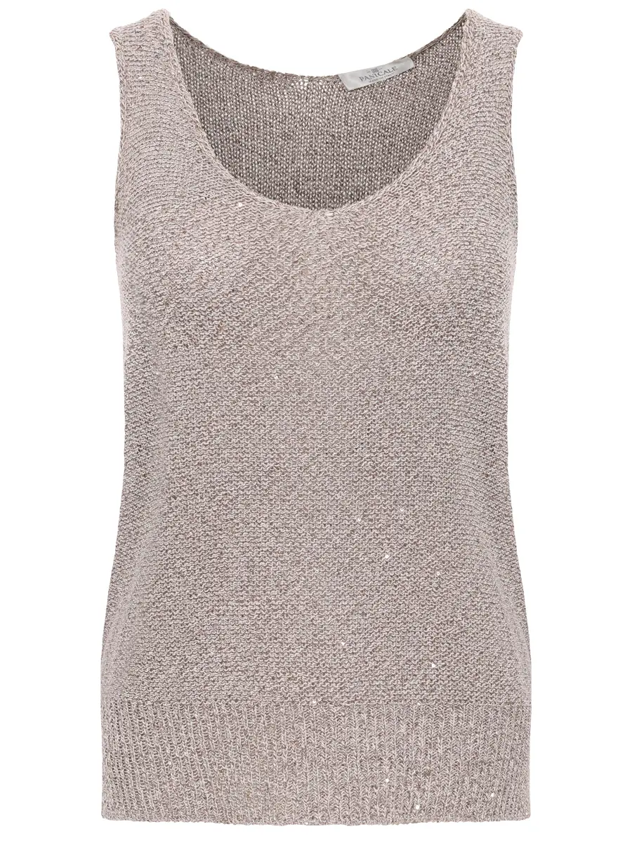 Топ с пайетками