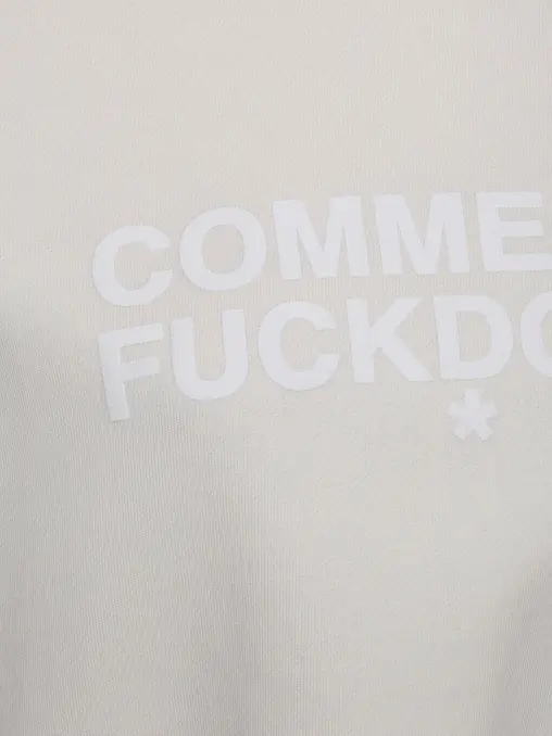 Худи хлопковое COMME DES FUCKDOWN