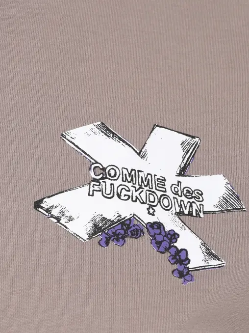 Футболка хлопковая COMME DES FUCKDOWN