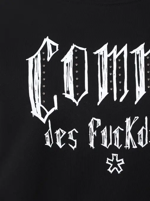 Толстовка хлопковая COMME DES FUCKDOWN