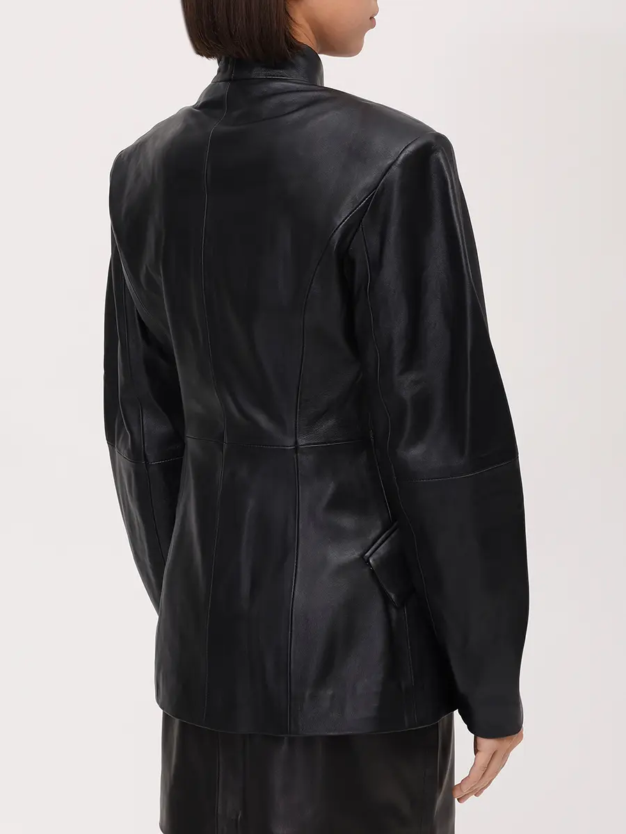 Жакет кожаный