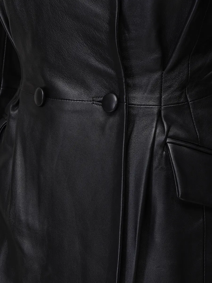 Жакет кожаный