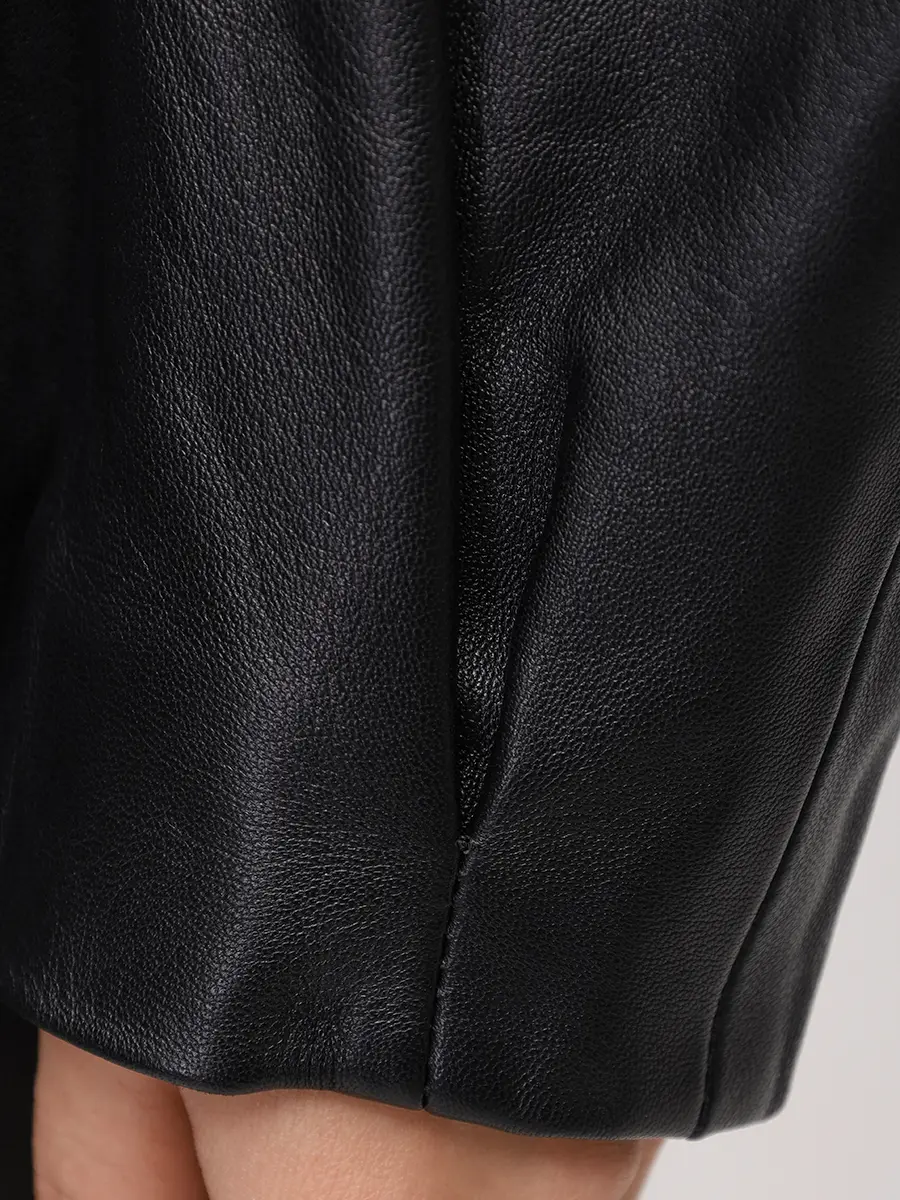 Жакет кожаный