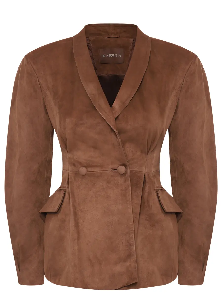 Жакет замшевый