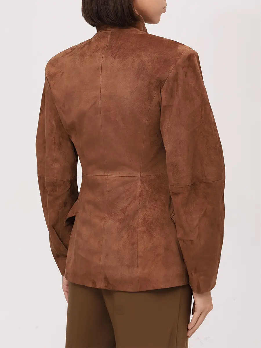 Жакет замшевый