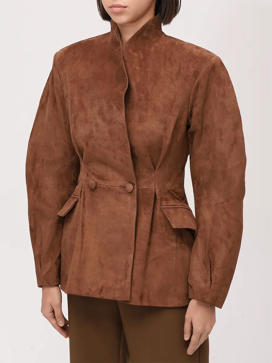 Жакет замшевый