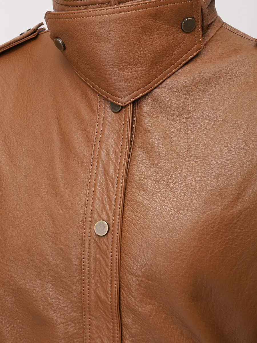 Куртка кожаная