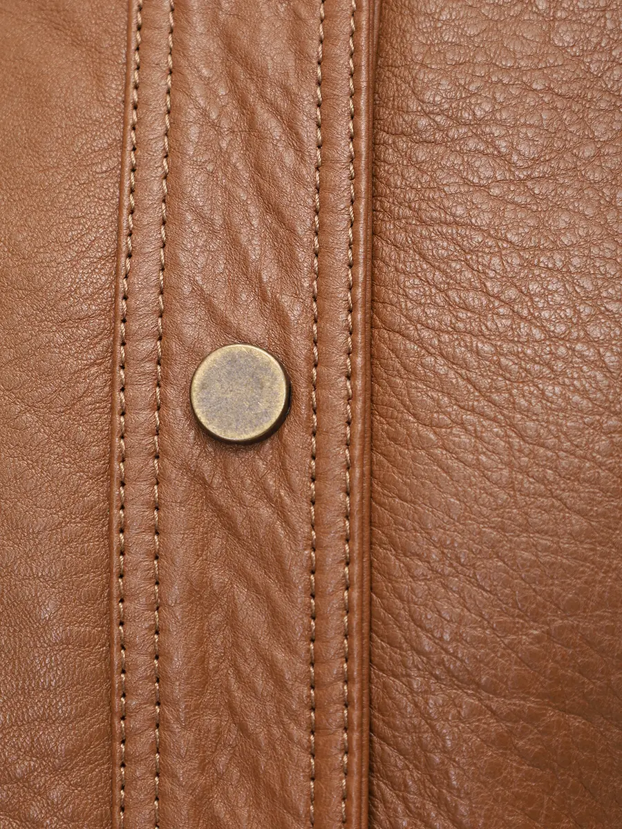 Куртка кожаная