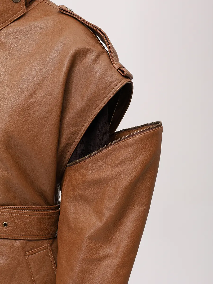 Куртка кожаная