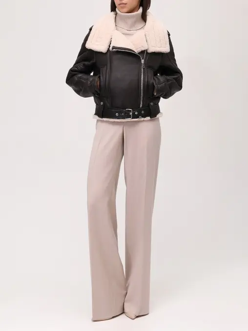 Дубленка-авиатор KAPSULA