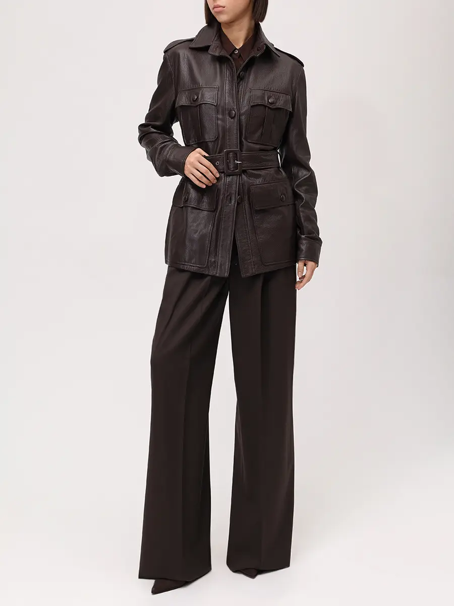 Куртка кожаная