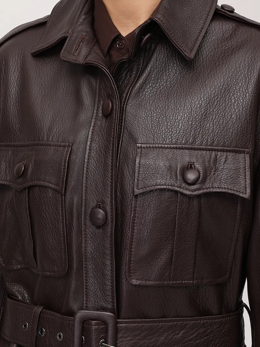 Куртка кожаная