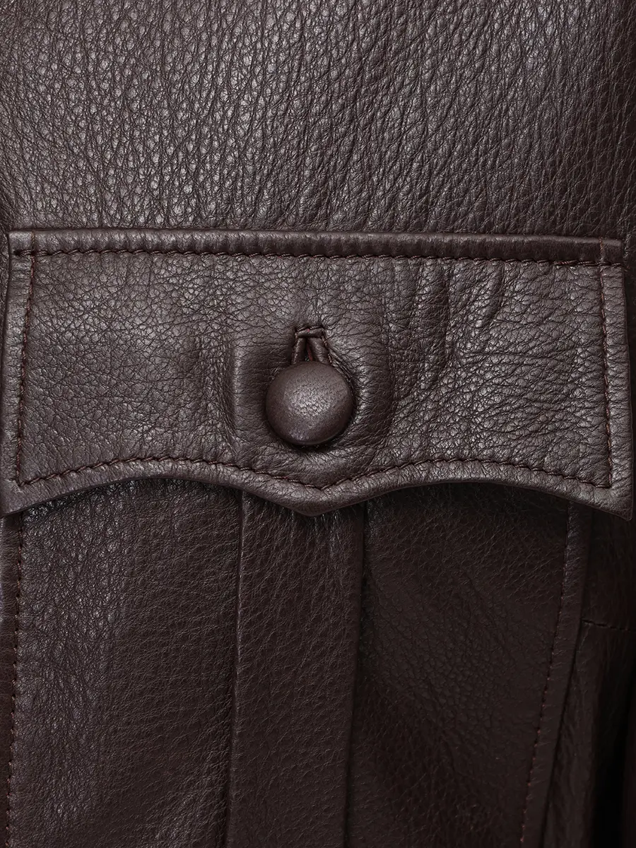 Куртка кожаная